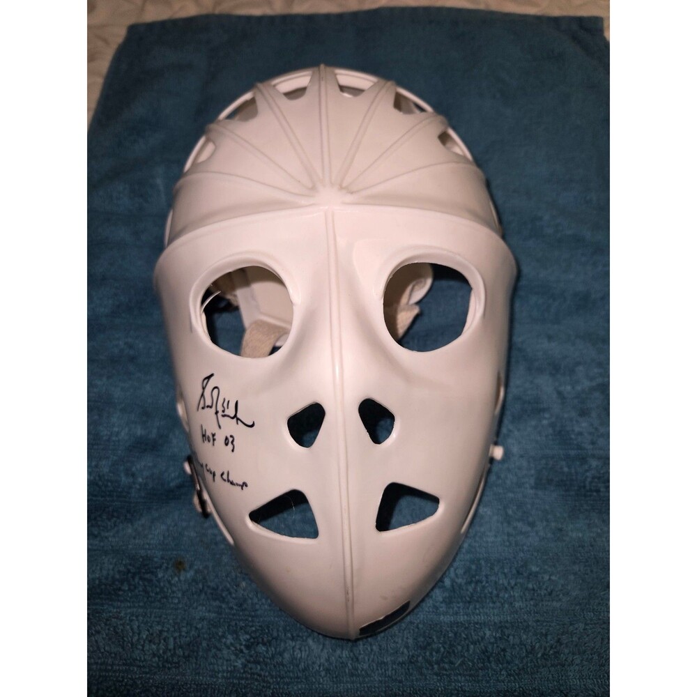 Grant Fuhr Autographed Throwback Style Mask*HOF and 5X Stanley Cup!*Mint RC Incl